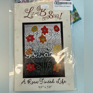 Lizzie B Cre8ive “A Rose-Tinted‎ Life” Quilt Pattern – 44x58